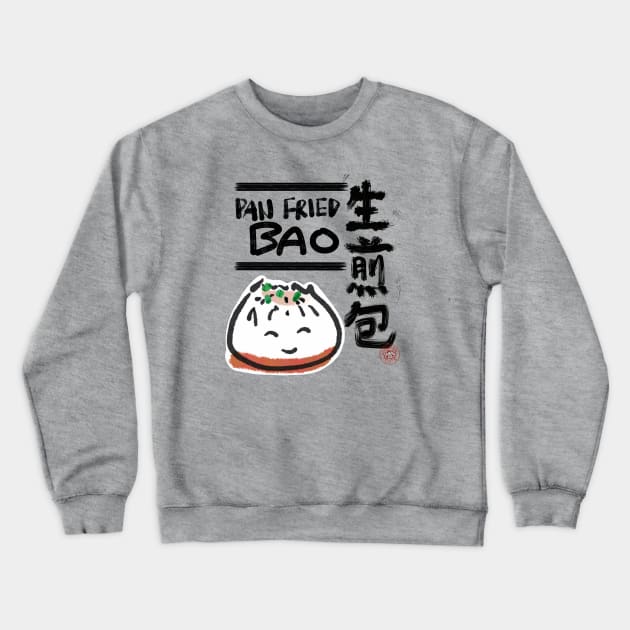 Pan Fried Bao Crewneck Sweatshirt by Snacking Cute